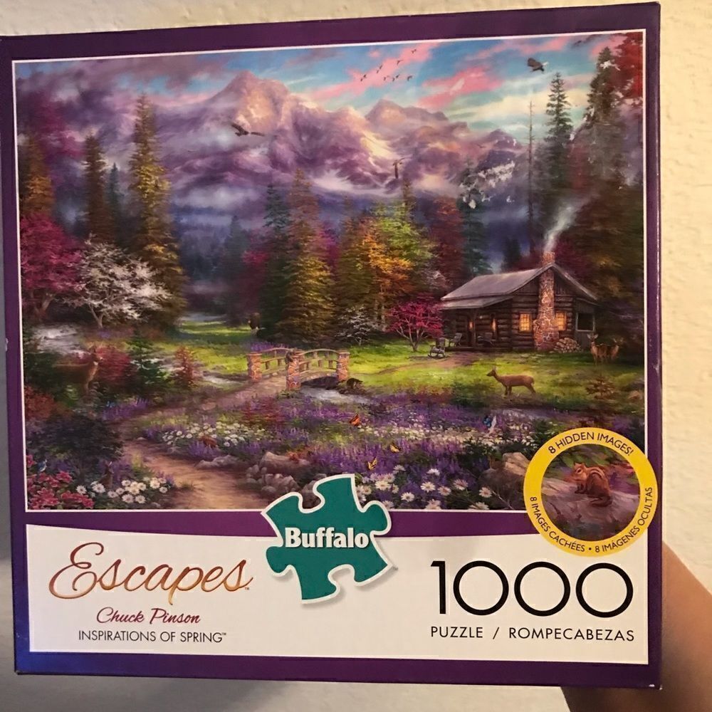 Buffalo Escapes “inspirations of spring“ 1000 piece puzzle-used‎